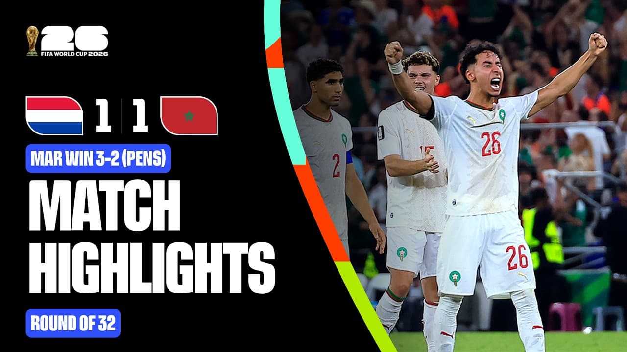 Highlights | Netherlands (2)1-1(3) Morocco | FIFA World Cup 2026™
