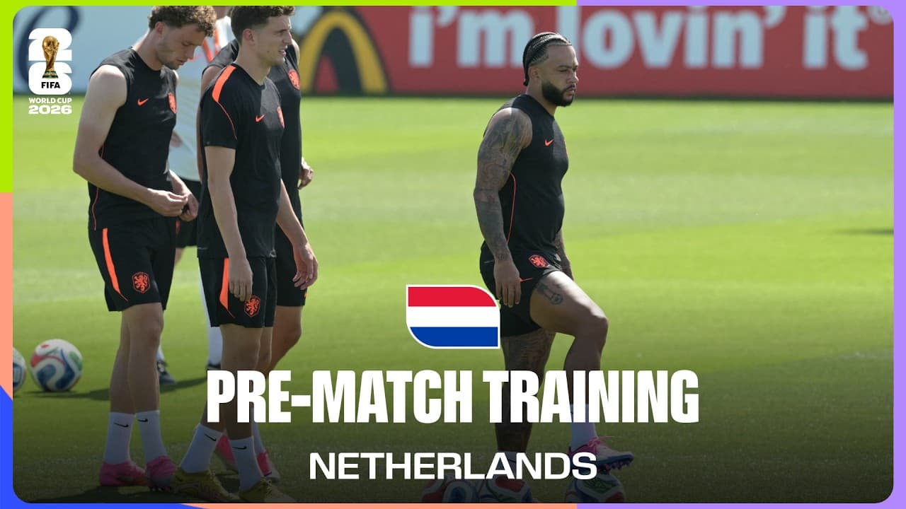 Netherlands Train Before Morocco | FIFA World Cup 2026™