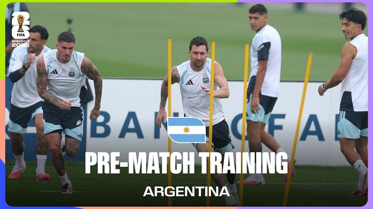 Argentina Train Before Spain | FIFA World Cup 2026™