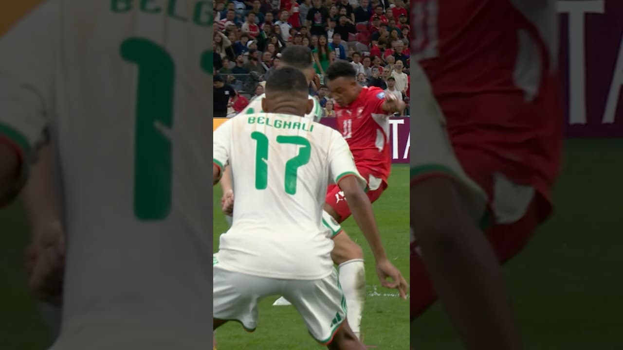 Ndoye scores the winner for Switzerland against Algeria. #FIFAWorldCupOnYT