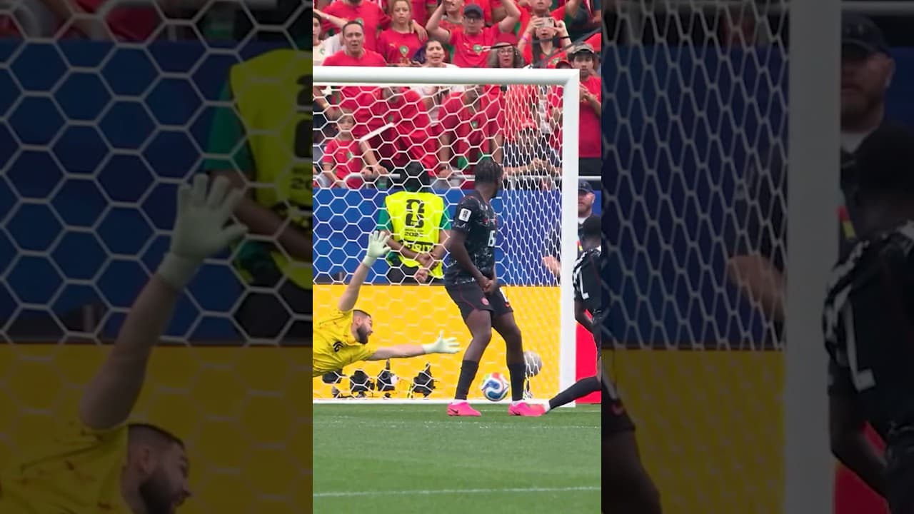 Ounahi scores Morocco first goal against Canada for the Round of 16. #FIFAWorldCupOnYT