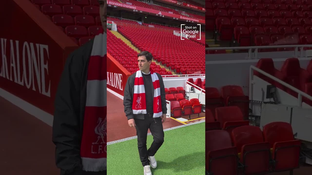 Andoni arrives at Anfield 🏟️