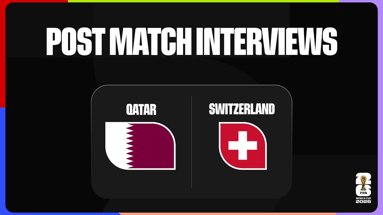 Post-Match Interviews: Qatar 1-1 Switzerland