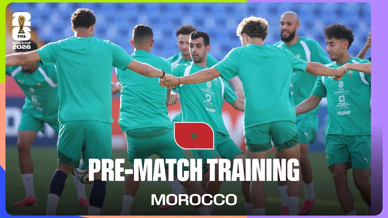 Morocco Train Before Netherlands | FIFA World Cup 2026™