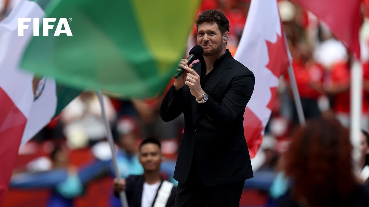 Michael Bublé performs Bring It On Home to Me at FIFA World Cup 2026 Opening Match in Canada!