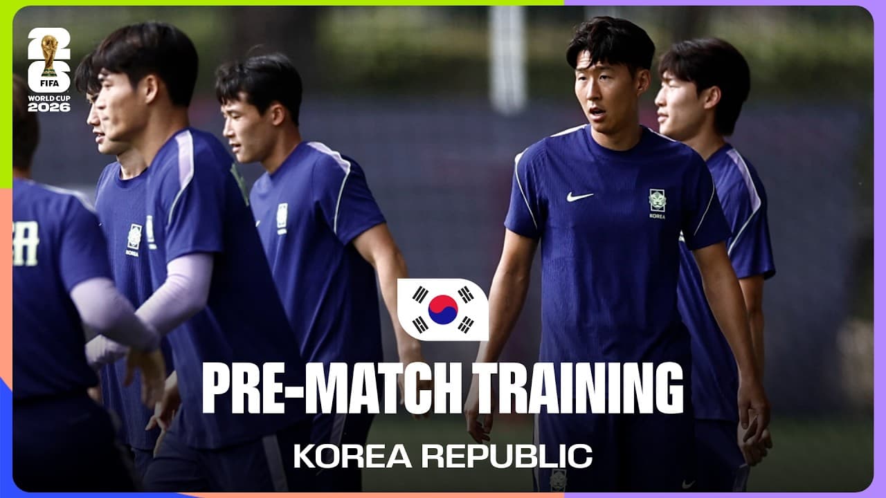 Korea Republic Train Before South Africa | FIFA World Cup 2026™