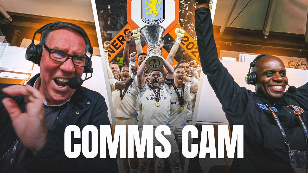 🎙️ COMMS CAM 🎥 | UEFA Europa League Final | SC Freiburg v Aston Villa
