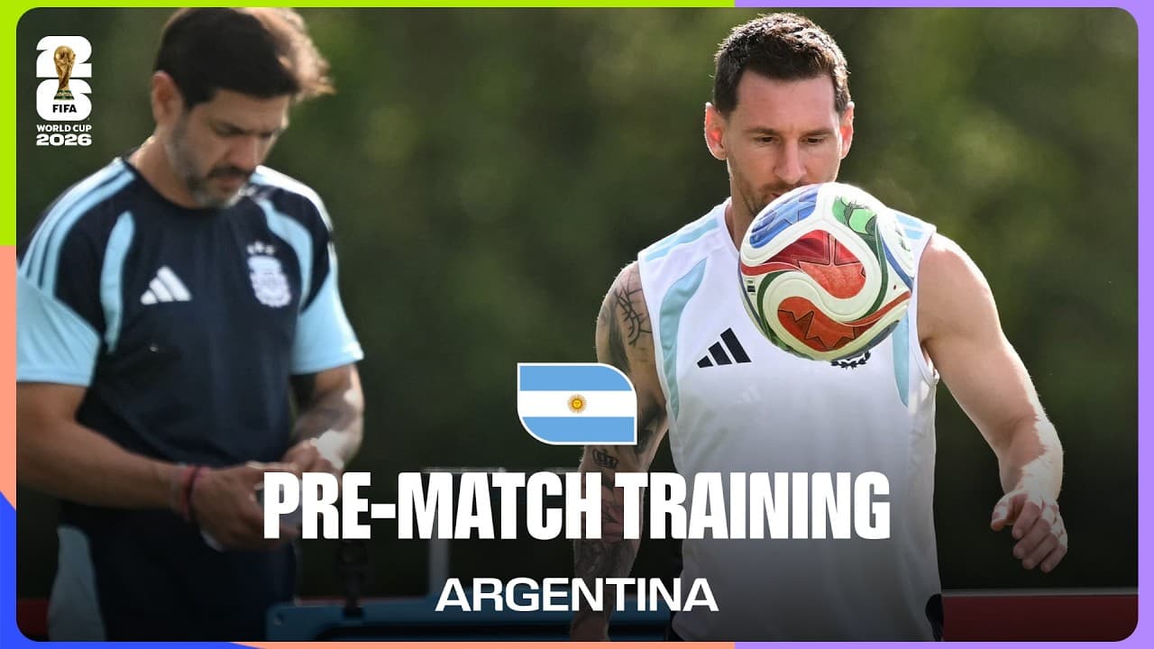 Argentina Train Before Cabo Verde | FIFA World Cup 2026™