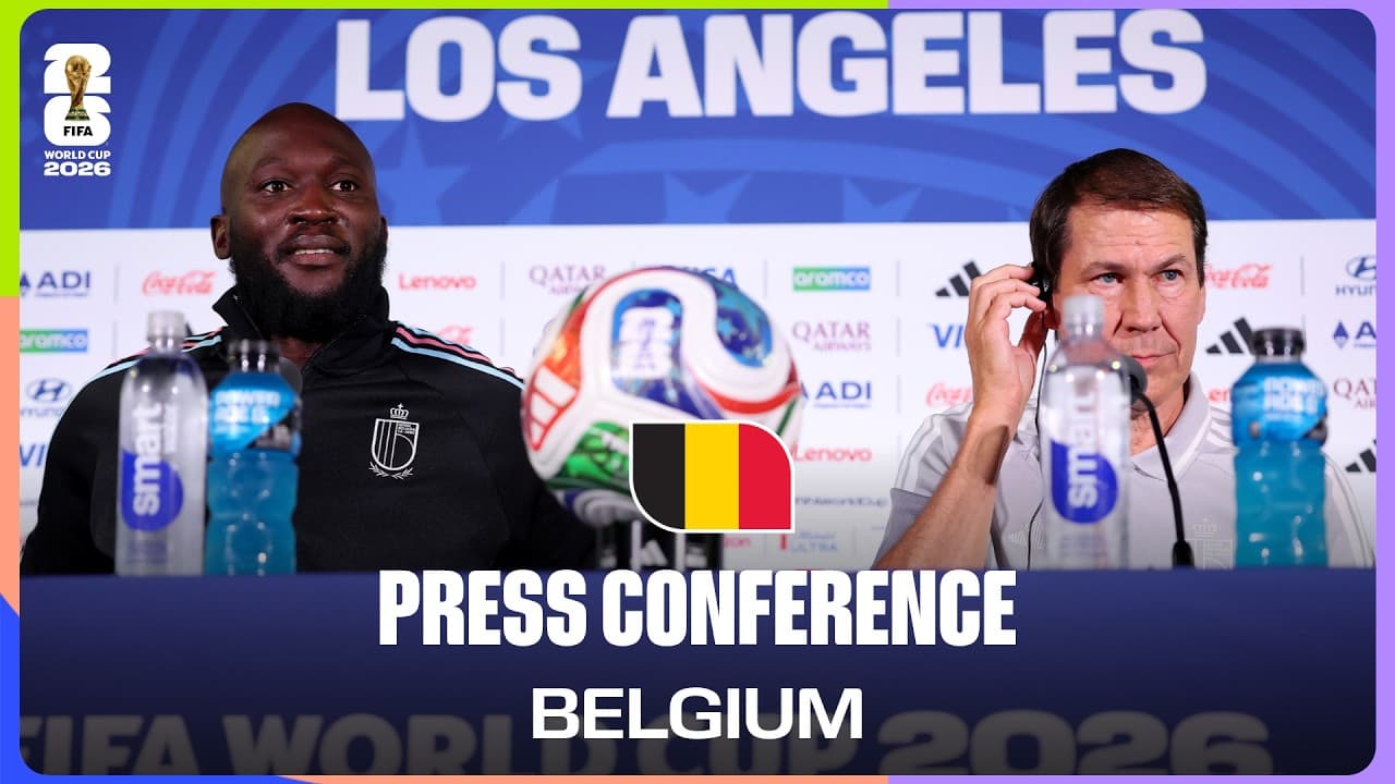 Belgium On Playing Spain | Rudi Garcia & Romelu Lukaku Take Questions
