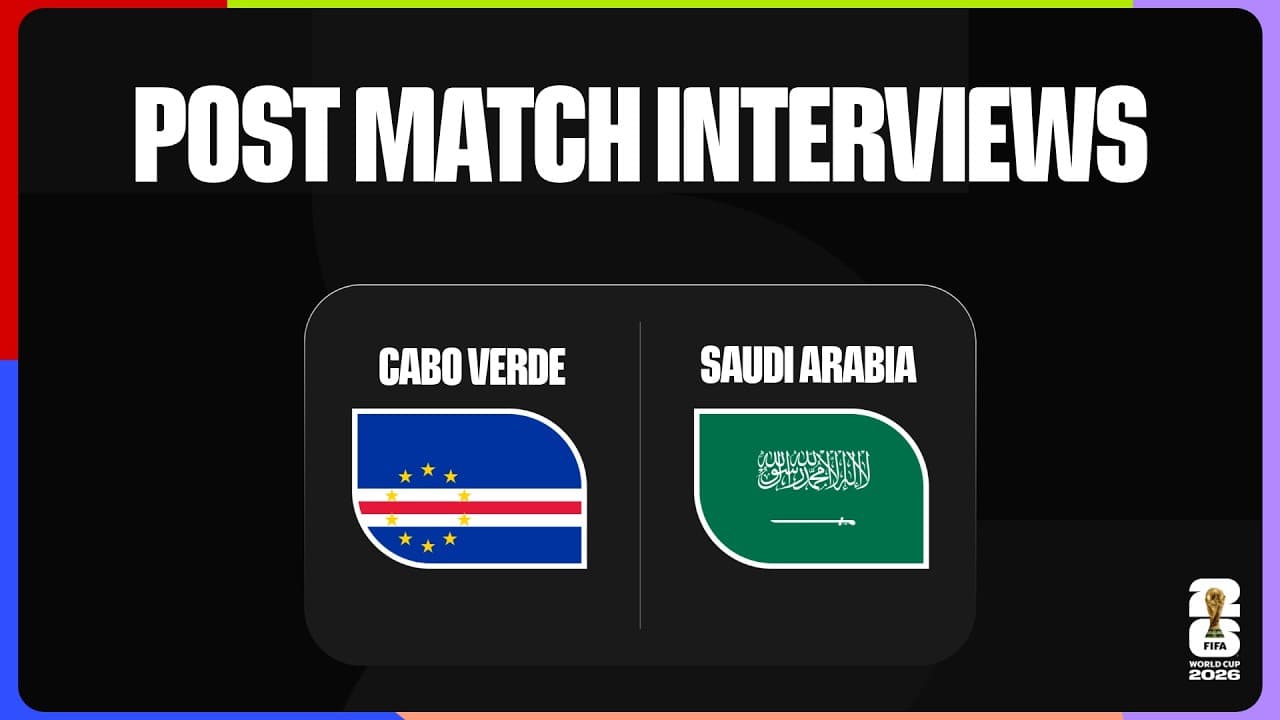 Post-Match Player Interviews: Cabo Verde 0-0 Saudi Arabia
