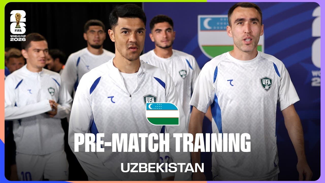 Uzbekistan Train Before Congo DR | FIFA World Cup 2026™